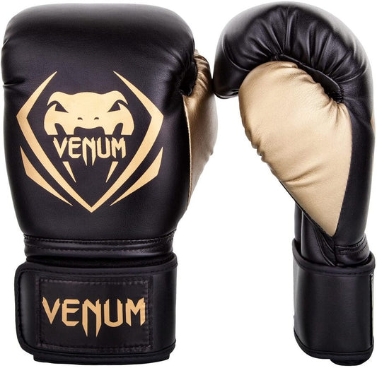 Guantes Boxeo Venum Contender - Negro/Dorado
