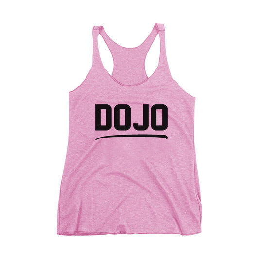 Musculosa de Mujer Dojo Rosada con Negro