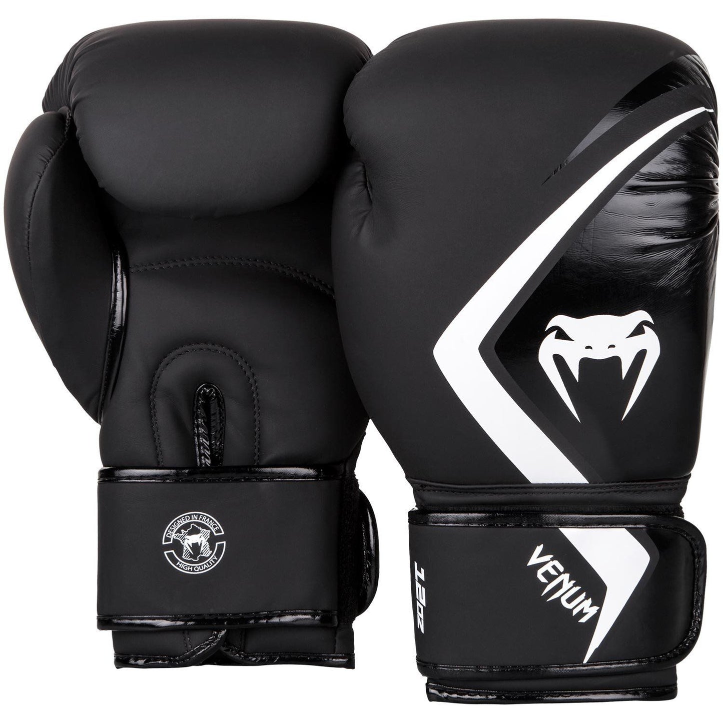Guantes Boxeo Venum Contender 2.0 - Negro/Gris-Blanco